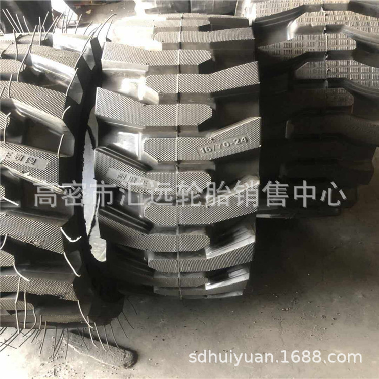 装载机半实心轮胎16/70-20 16/70-24 20.5/70-16钢丝轮胎
