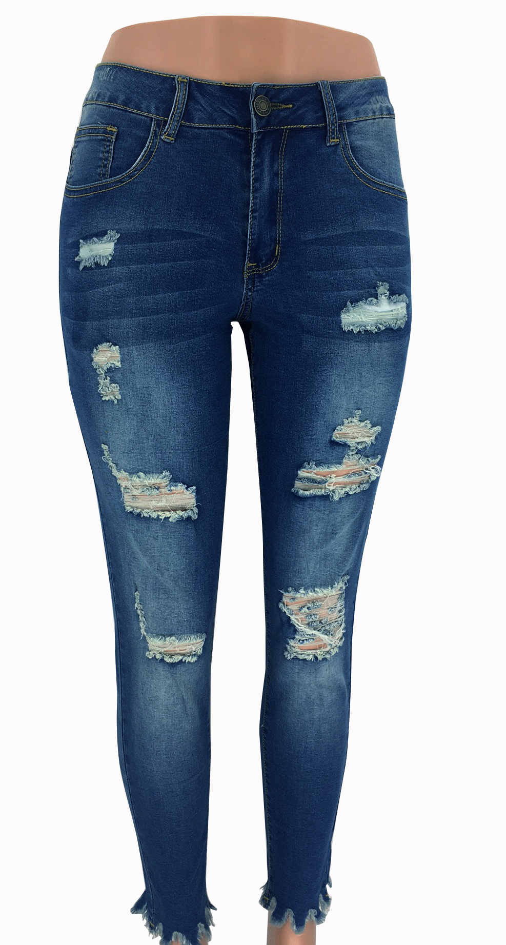 2022 New Mid Rise Women's Jeans_voghion.com