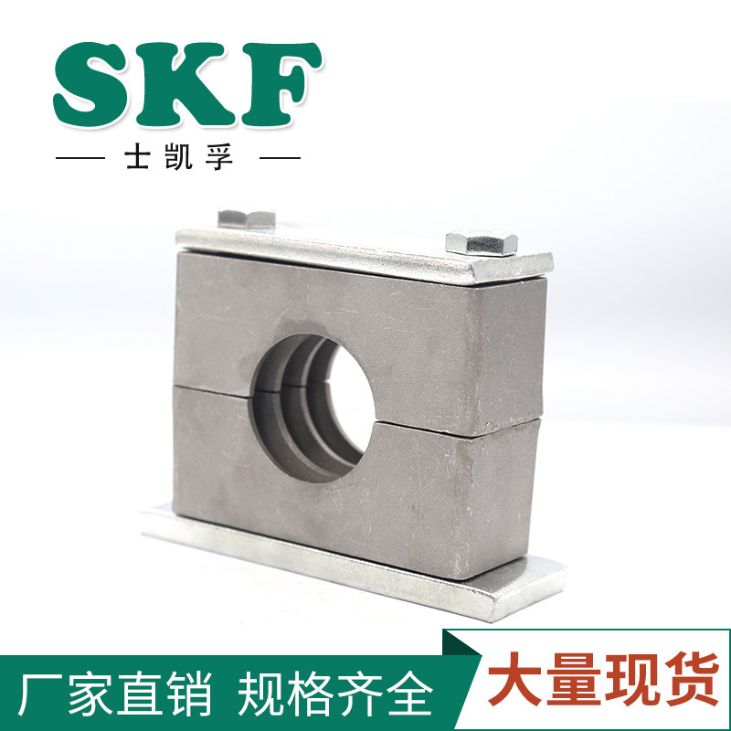 供应轻型重型塑料管夹 铝合金管夹 双螺栓扁钢管夹 铁管卡单管夹