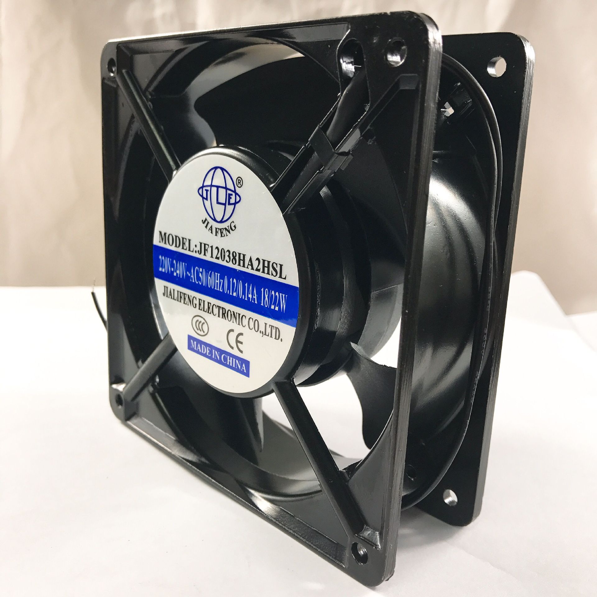 直销 12038含油 滚珠轴承 散热风扇 轴流交流风机 110V220V380V