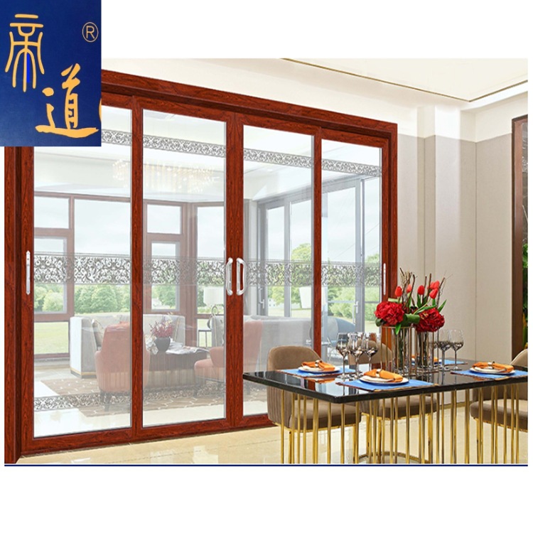 封阳台铝合金推拉门阳台落地移门别墅重型推拉门阳台封窗二轨推拉