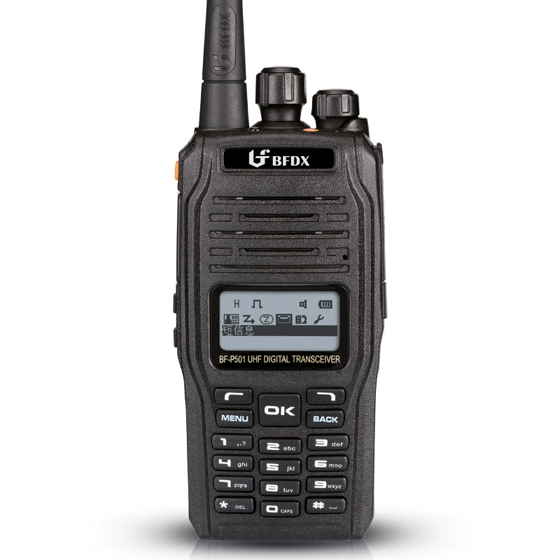 BFDX Beifeng BF-P501 цифровая FM радиостанция, цифровая модель, совместимая портативная радиостанция для бизнеса и отелей с GPS