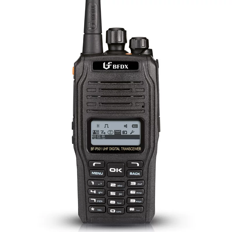 BFDX Beifeng BF-P501 цифровая FM радиостанция, цифровая модель, совместимая портативная радиостанция для бизнеса и отелей с GPS