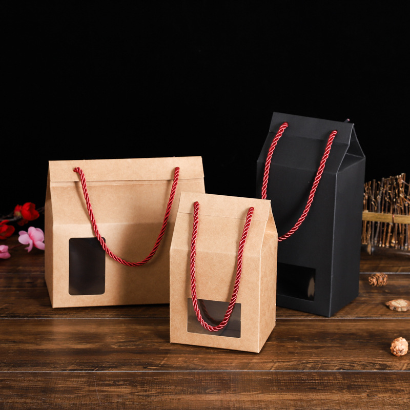 现货纸盒房子盒批发喜糖盒干货茶叶礼盒定制烘焙饼干食品包装盒子