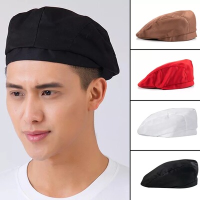 Custom plus LOGO hotel Chef Hat Cloth cap coffee Western Restaurant Waiter Duck tongue Work cap Forward cap men and women