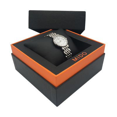 Manufactor Customize high-grade Watch Box black PU watch box watch Pillow Box gift packing Exhibition Jewelry box
