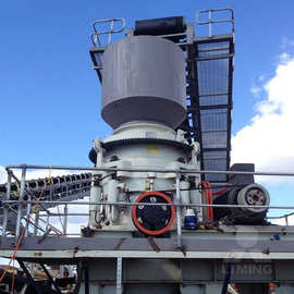 大型石子粉碎机器图片 河南郑州破碎设备 1750圆锥破碎机视频