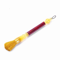 茶筆刷潤壺筆配件不掉毛塑料養壺筆毛筆茶具茶盤清潔筆茶洗筆景泰