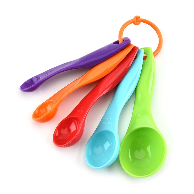 Rainbow set, measuring spoon scaled, universal milk powder, 5 pieces, DIY