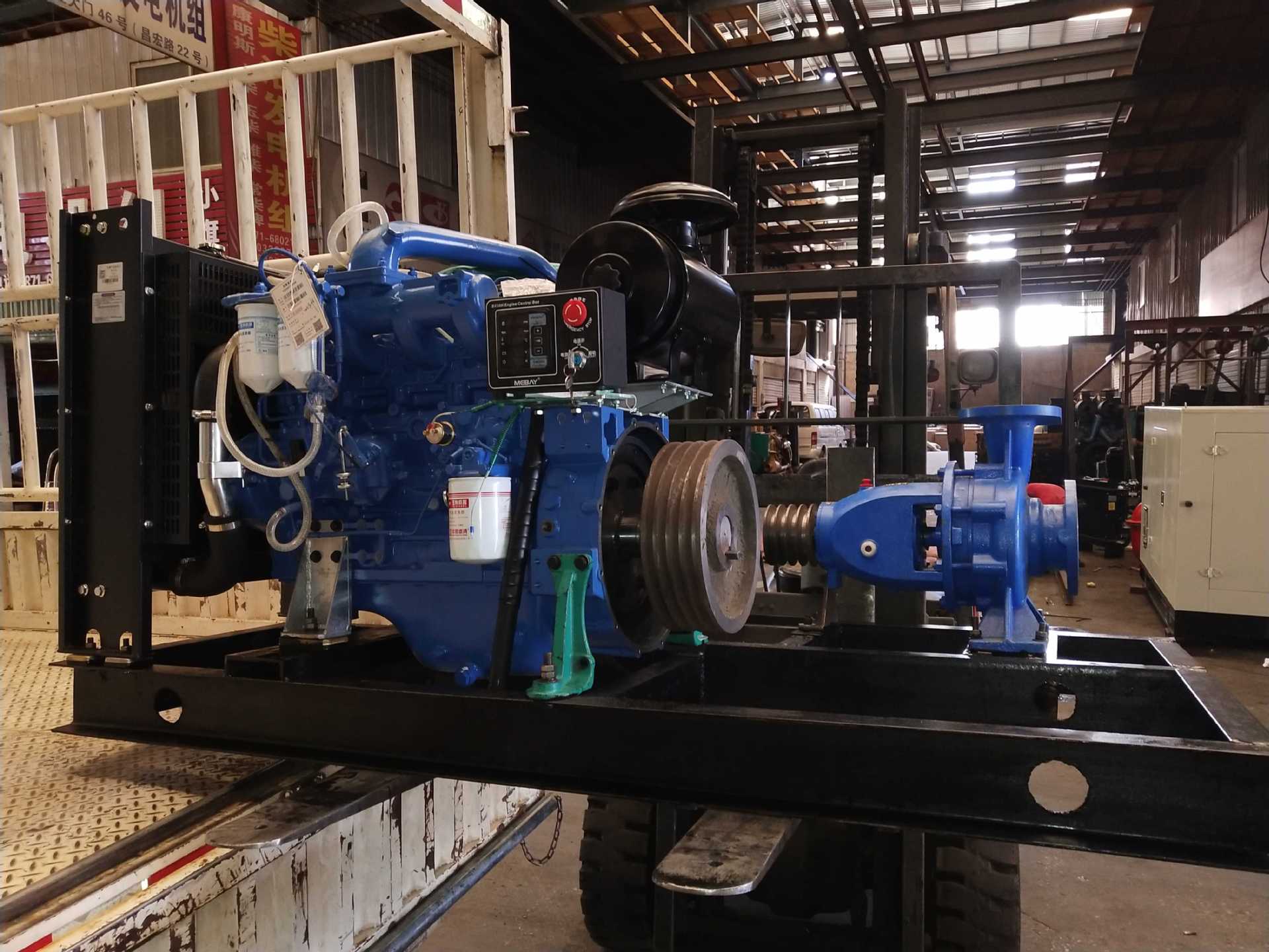 云南昆明广西玉柴YC4D90Z-D21配河北三丰高扬程80米/200立方水泵