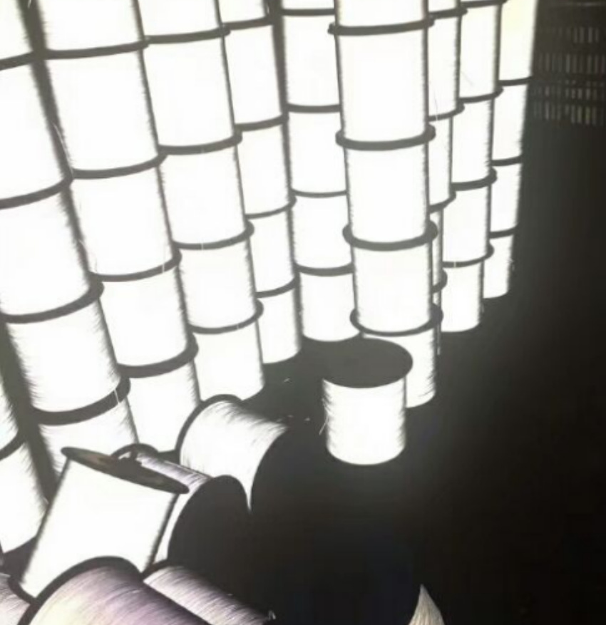 厂家直销 高亮双面反光丝 0.5mm高双反光丝耐拉高韧性多种规格