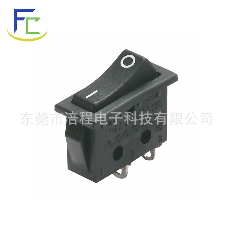 仪器电源开关 大电流船型开关32X14 两脚/三脚小脚翘板开关设备