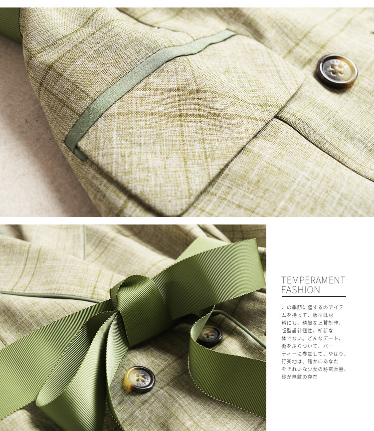 Costume femme SPLIT en Tissu à carreaux - Ref 3334505 Image 17