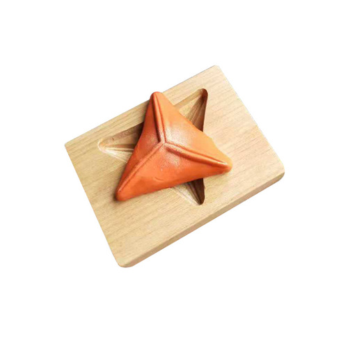 Wooden baking mold green dumpling mold wooden DIY Qingming fructose package glutinous rice fruit glutinous rice dumpling sugar triangle