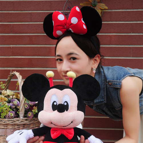 Prop DSN hair tie, bow hair tie Minnie Mickey hair tie, manufacturer of children and adult hair accessories and decorations