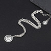 Chain for key bag , necklace with letters, wholesale, silver 925 sample