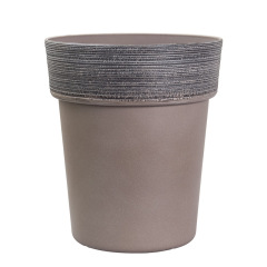 環球新款薩米特花盆高筒大口徑花盆月季花盆直筒大花盆矮胖盆