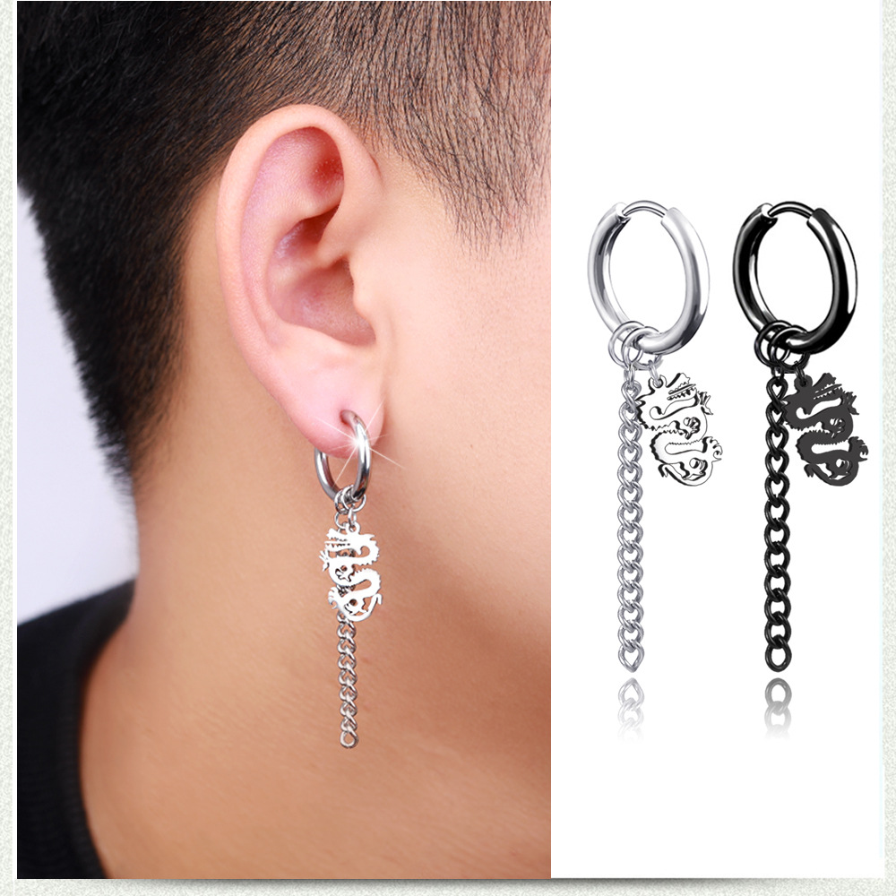 1 Piece Fashion Geometric Stainless Steel Plating Unisex Drop Earrings