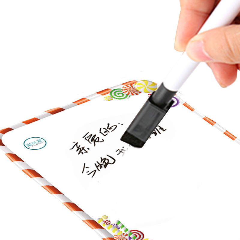 A4冰箱贴留言板备忘录记事板磁贴厂家直销可擦写计划表清单