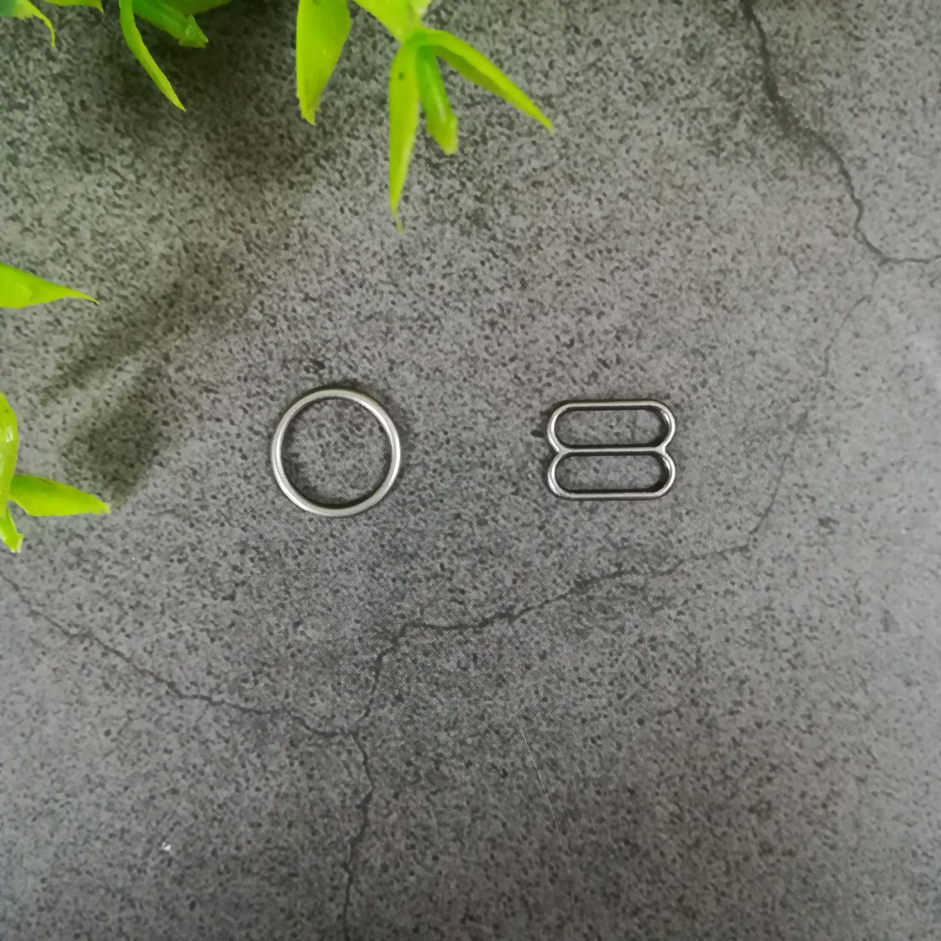 内衣五金配件稀古色合金内衣调节环扣金属电镀089字肩带环扣