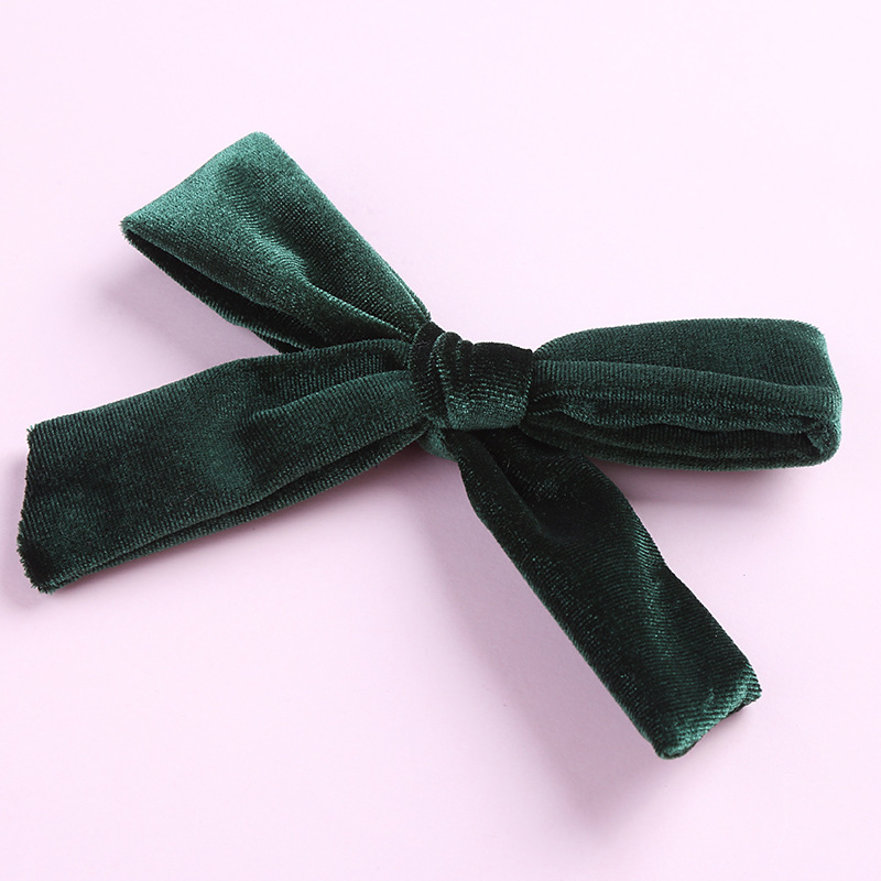 Fashion Bow Knot Flannel Hair Clip display picture 4