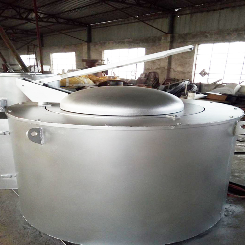 有色金属坩埚式电熔铝炉加工定制 大功率坩埚式电熔铝炉改造维修