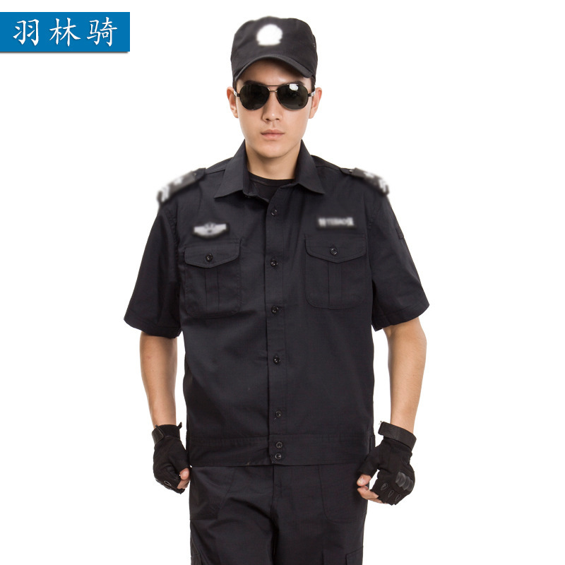 Manufactor Sentinel customized 09 Twill Short sleeved Training clothes suit Security staff outdoors Be on duty coverall On behalf of