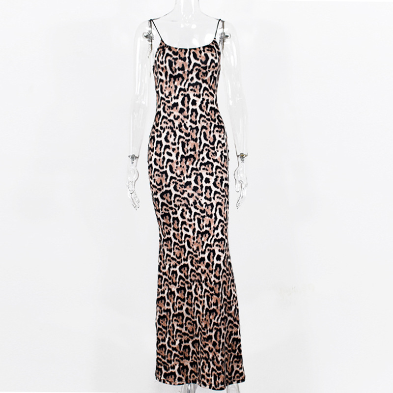 Leopard Print Cami Bodycon Dress