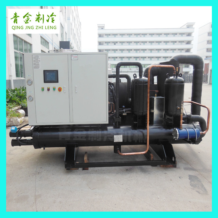 西安螺杆式冷水机低温汉钟压缩机零下20度乙二醇低温冷冻机价格