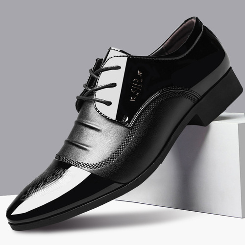 Men's Leather Shoes  New Large Size Casual Business Formal Shoes for Men Universal Wedding Shoes Dropshipping One Piece