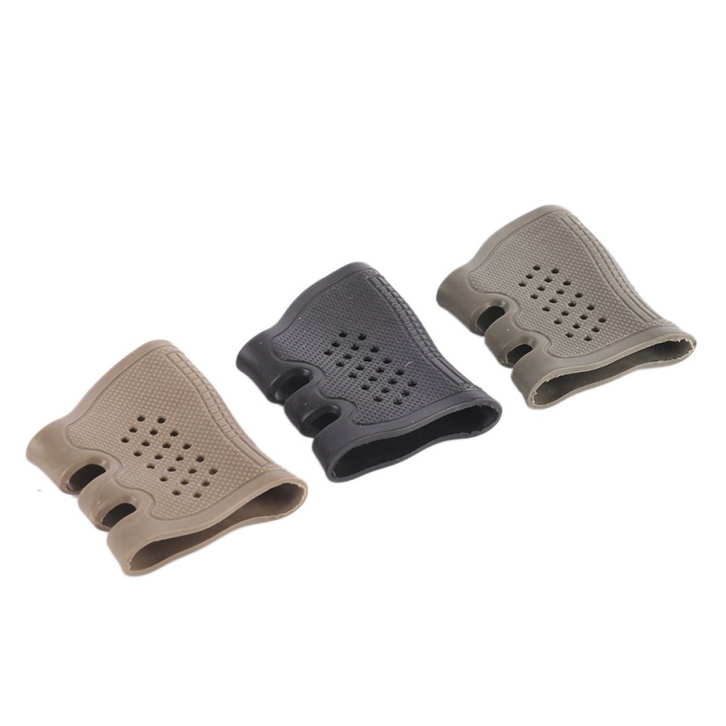 (2개) 액세서리 BD GLOCK G17 G19 M4 AK 보호 커버 유니버설 그립 미끄럼 방지 고무 커버 아래 물 폭탄