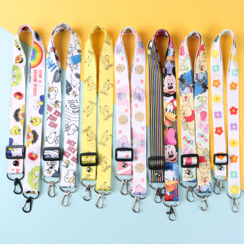 Manufacturer ID card lanyard, heat transfer retractable cross-body strap, mobile phone lanyard, tag, bag, shoulder bag