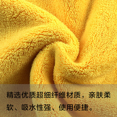 Internet celebrity double-sided velvet towel thickened absorbent rag super soft car wash and wipe towel high density coral velvet cleaning towel