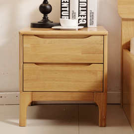 特价经济型实木床头角边柜北欧创意纯实木简约储物收纳柜卧室