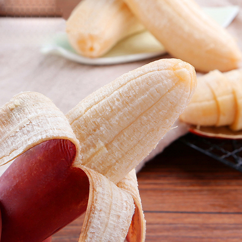 廣西香蕉紅美人貴妃蕉5斤裝紅色蕉新鮮現砍發貨