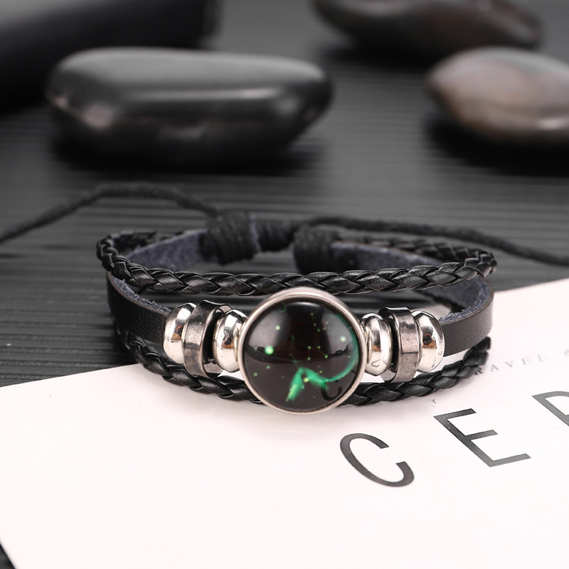 Fashion Constellation Alloy Inlay Ccb Unisex Bracelets 1 Piece display picture 2