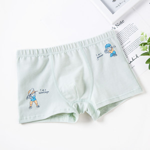 儿童内裤纯棉卡通男童平角裤中大童小孩宝宝内裤童装短裤一件代发