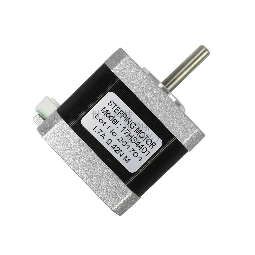42-шаговый двигатель NEMA 17 двухфазный, четырехпроводной 17HS4401 1.7A