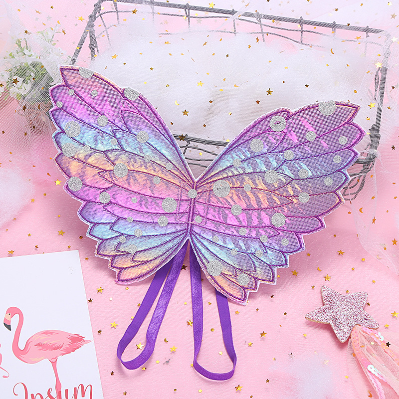 Cartoon-stil Schmetterling Tuch Pailletten Haarklammer display picture 3