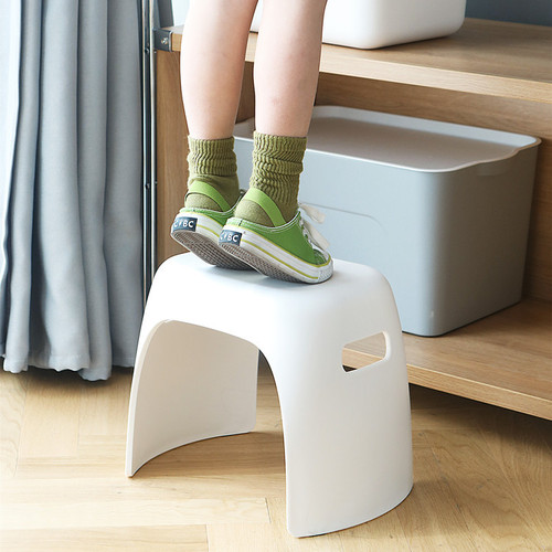 Thickened adult shoe changing stool, row stool, bathroom stool, plastic stool, children's low stool, square stool, small bench for home use