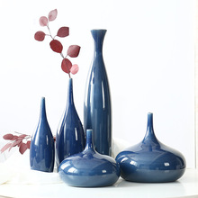 新中式陶瓷花瓶 客廳大氣插花陶瓷擺件 藝術陶瓷工藝品陳設品
