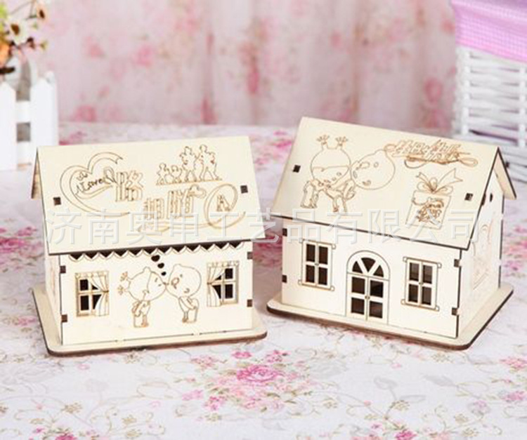 济南奥申创意木盒存钱罐加工定制