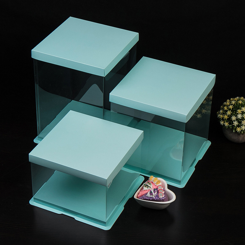 6/7/8/1012 14 pulgadas de doble capa Barbie mayor transparente cumpleaños caja de embalaje caja de fábrica caja completa al por mayor