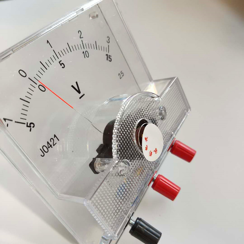 投影电压表2.5级3V-15V J15013投影伏特表物理器材教学仪器