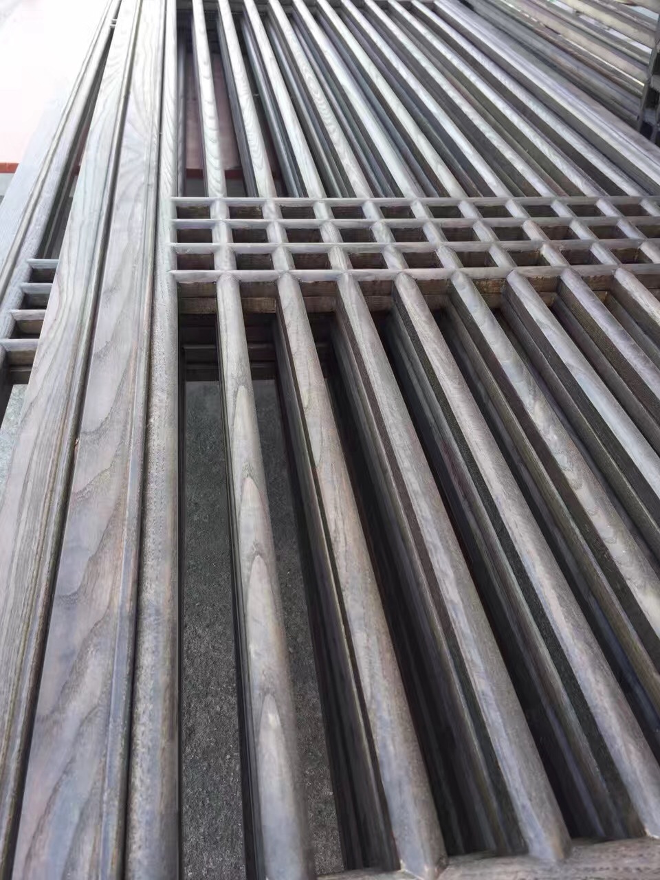 新中式實木屏風定制入戶玄關隔斷客廳臥室辦公室移動遮擋布藝座屏