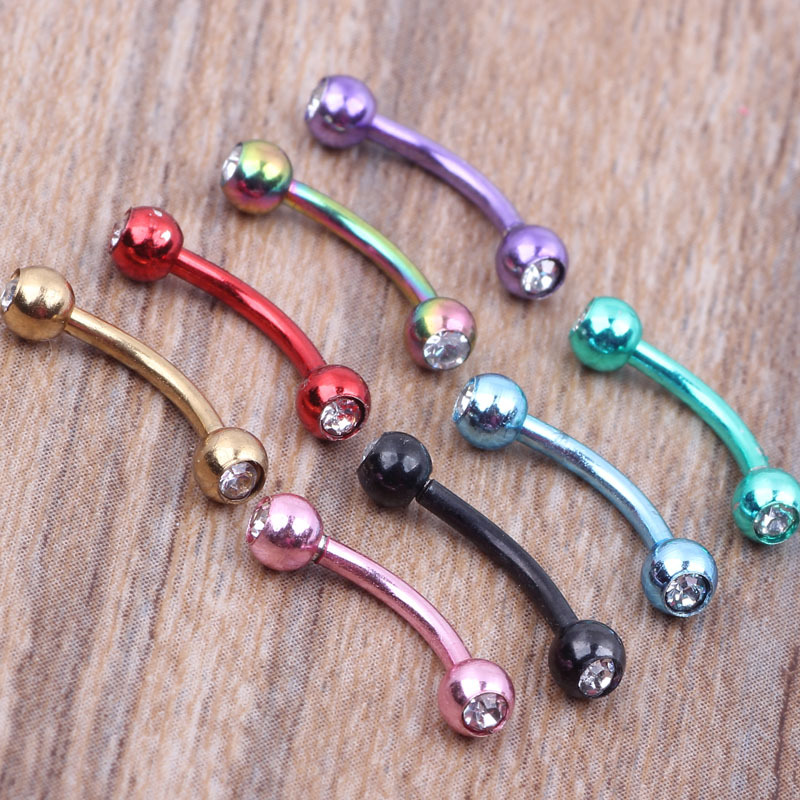 Labret piercing jewelry detail image