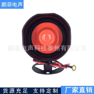Anti-theft alarm horn 12V15V car security anti-theft horn voice broadcast area alarm reminder