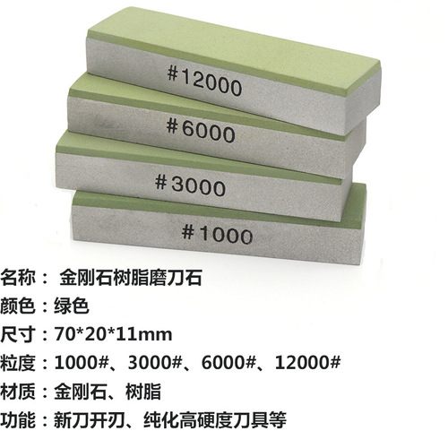 Exported to Japan high mesh number ultra-fine diamond whetstone resin whetstone gold whetstone small