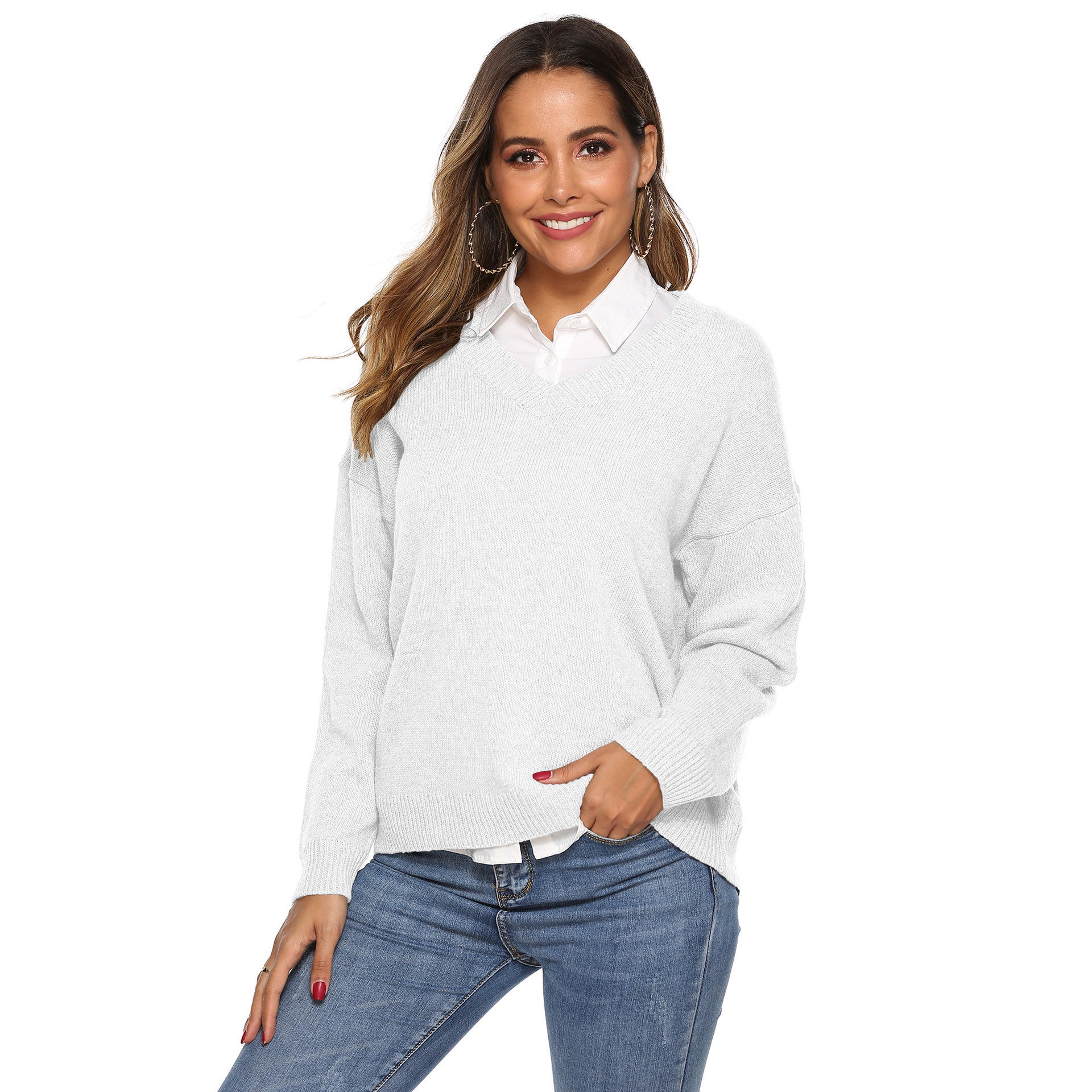 Pull femme en Fibre de polyester Polyester  - Ref 3414227 Image 72