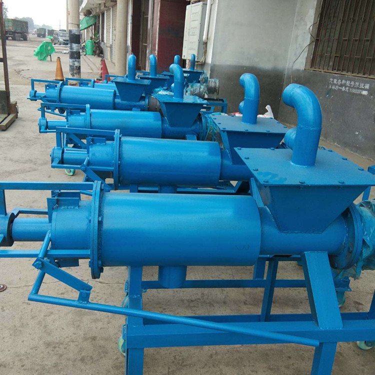 粪便挤干机螺旋挤压鸡粪脱水机环保型猪粪牛粪挤干机高效脱水机